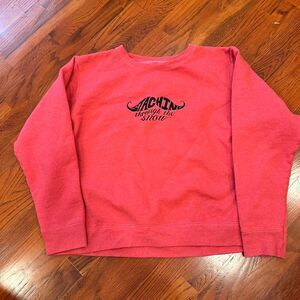 Hanes Women's Red and Pink Sweatshirt